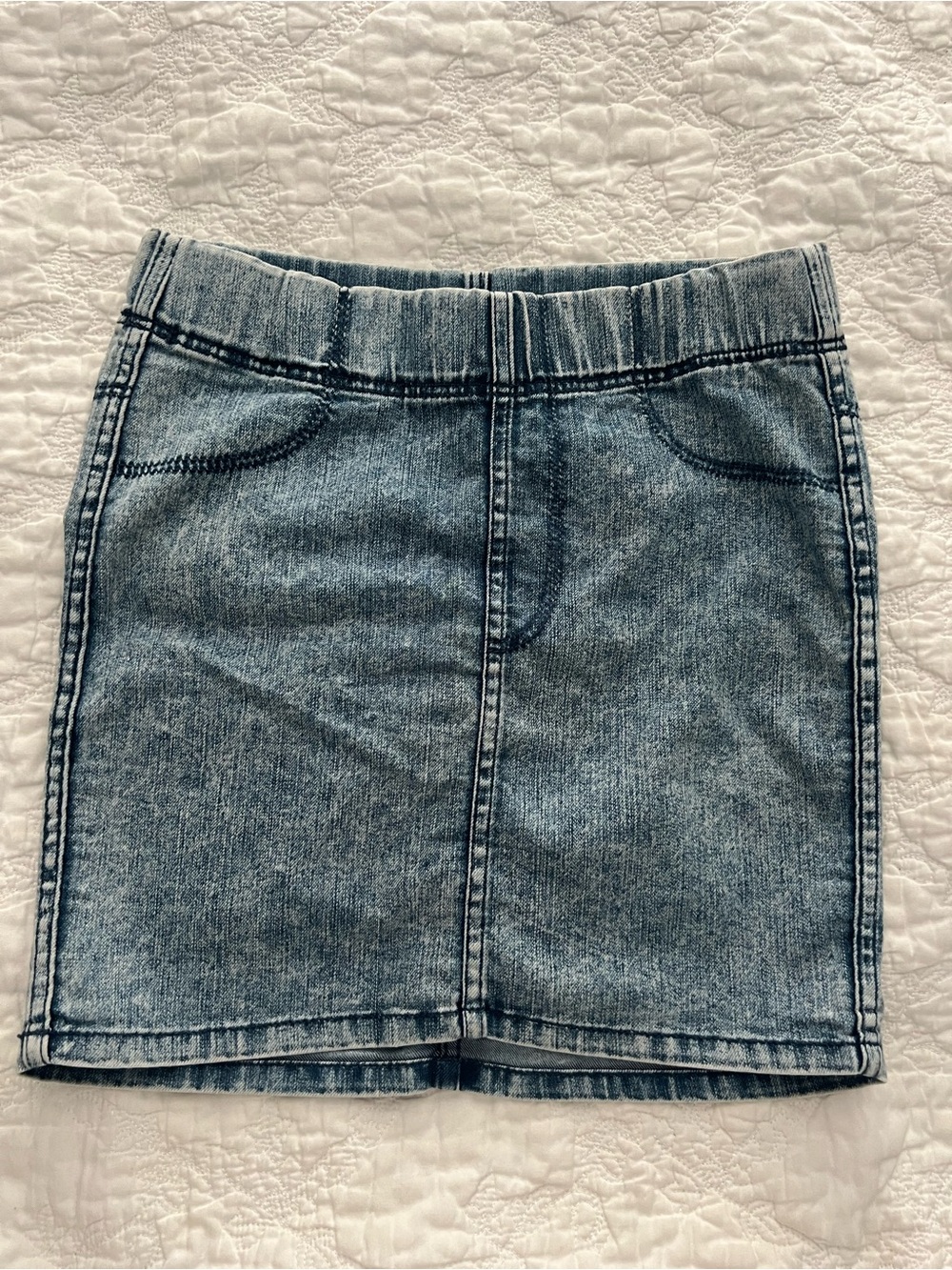 Divided Light Blue Denim Mini Skirt